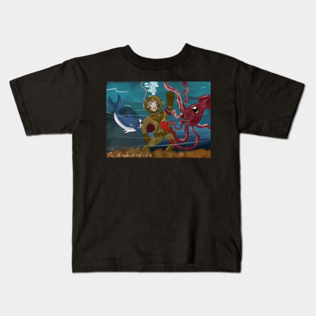 Undersea Tycho Kids T-Shirt by Sephiroth1204